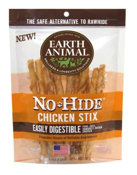 No-Hide Chicken Stix, 10/pack from Earth Animal