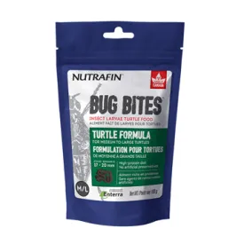 Nutrafin Bug Bites Turtle Formula - Medium to Large Turtles - 17-20 mm - 100 g (3.5 oz)