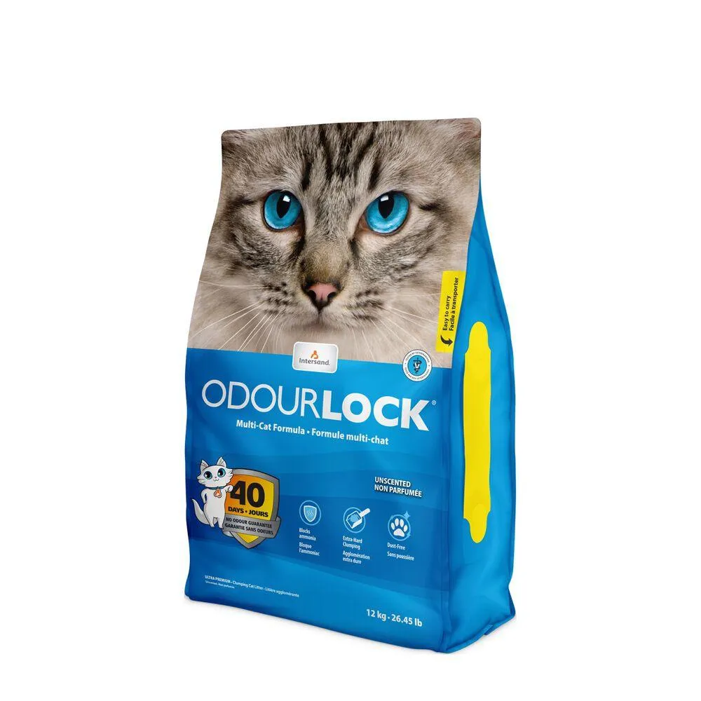 Odourlock Ultra Premium Unscented Multi-Cat Clumping Litter