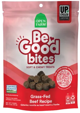 Open Farm - Be Good Bites - Grass-Fed Beef Recipe Dog Treats
