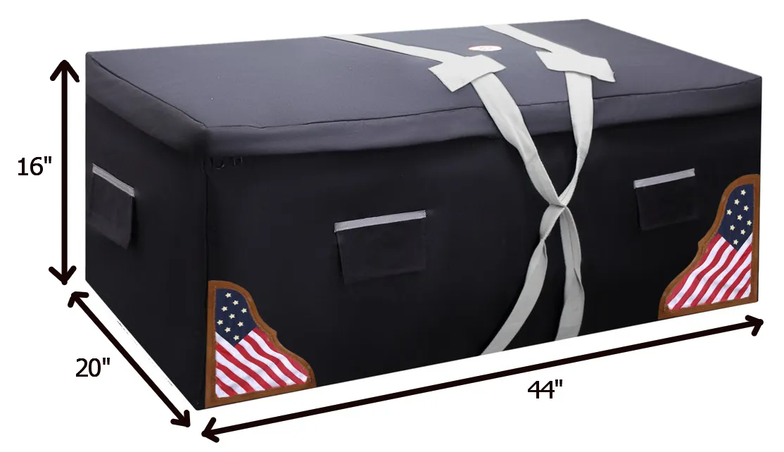 Paris Tack Hay Bale Bag 1200D Waterproof with Mesh Ventilation Windows and Patriotic or Cactus Designed Leather Accents