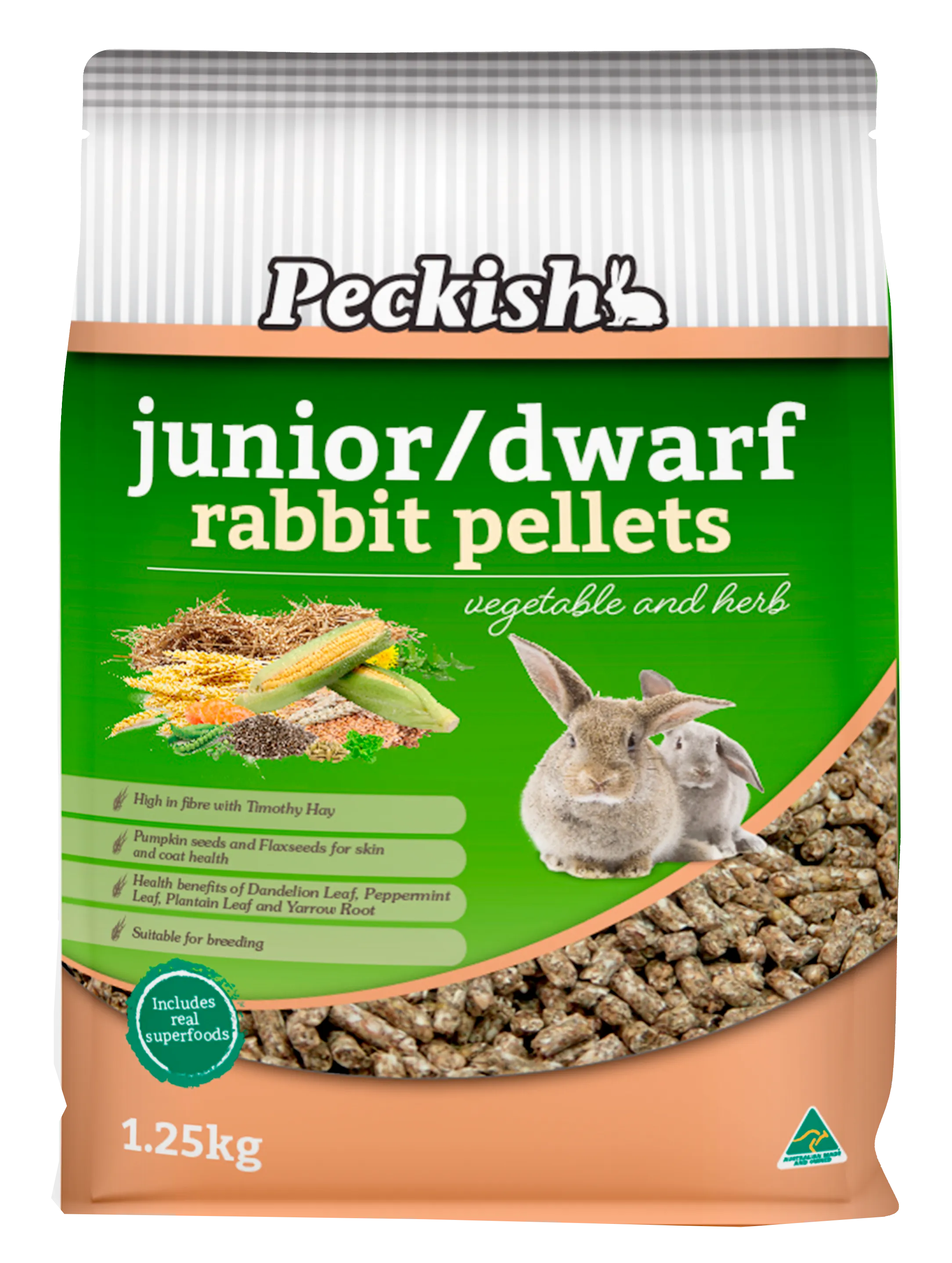Peckish - Junior/Dwarf Rabbit Pellets (1.25kg)