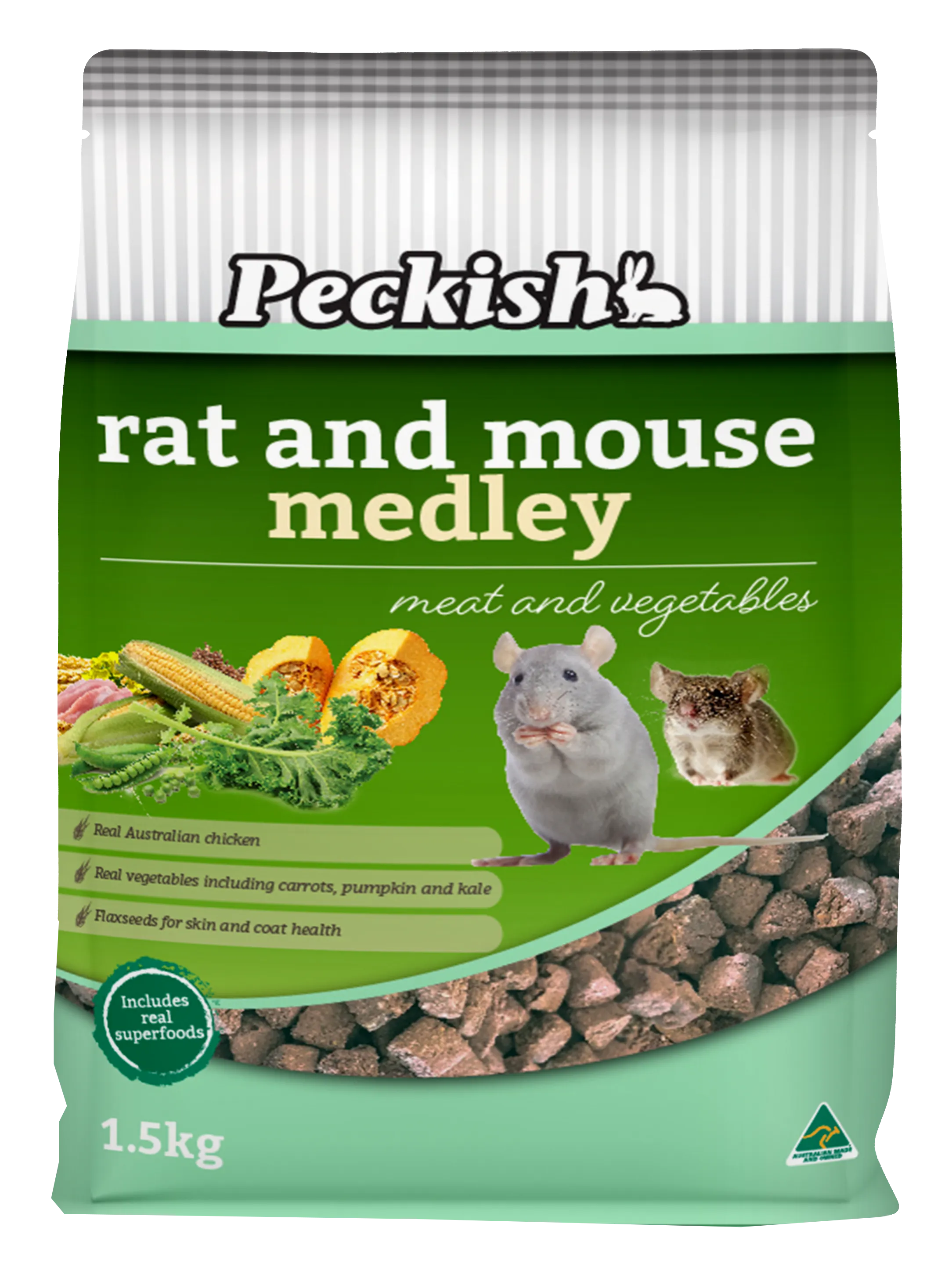 Peckish - Rat and Mouse Medley Meat and Vegetables (1.5kg)