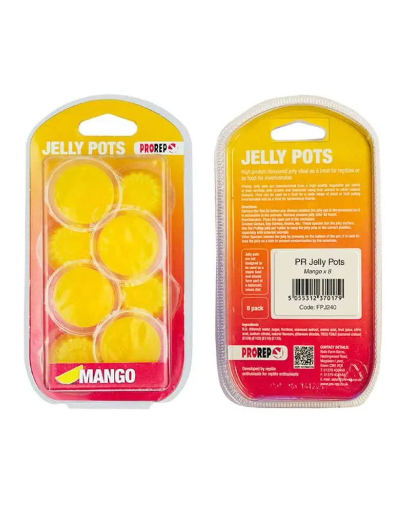 PR Jelly Pots Mango 8-pk
