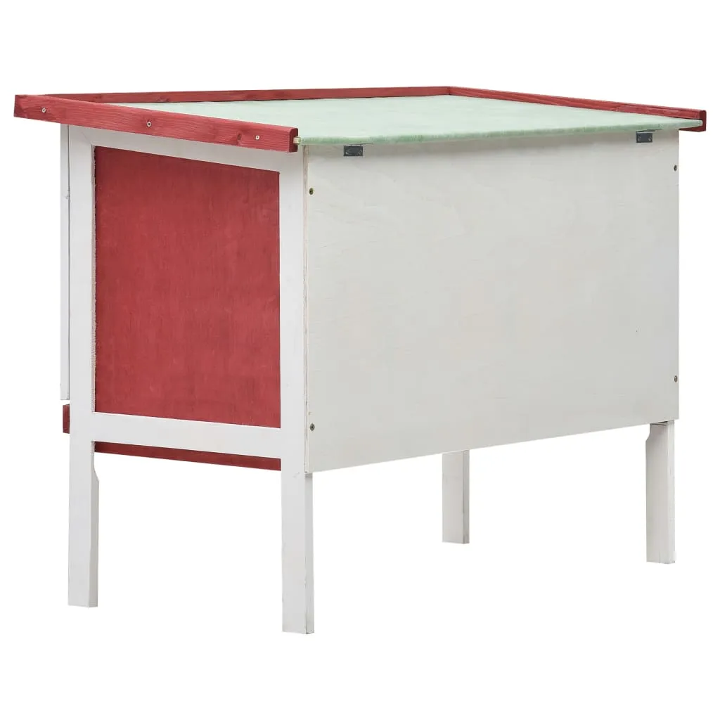 Red · Single Outdoor · Wood Hutch