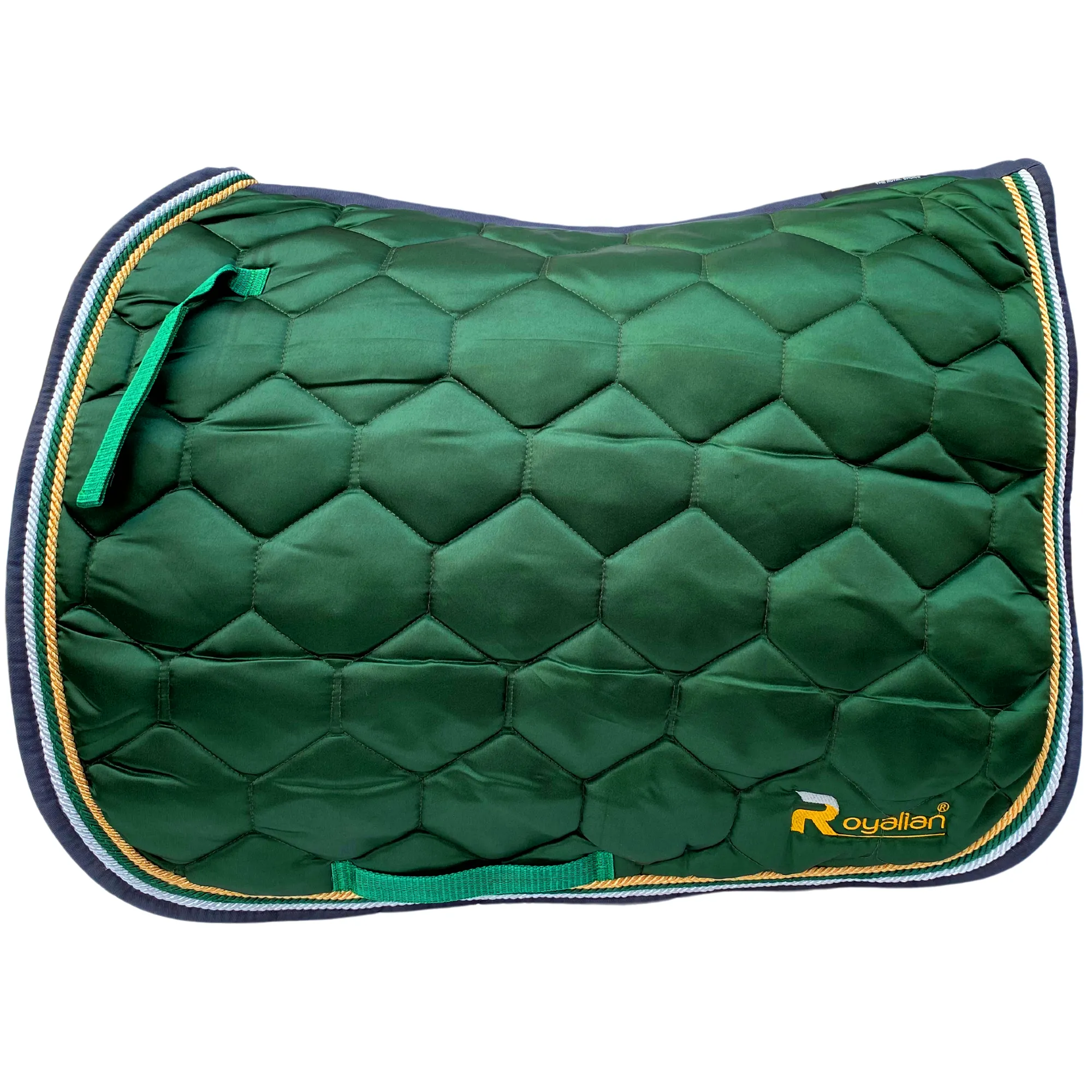 Royalian Horse Non-Slip Satin Hexagone Style Dressage Saddle Pad