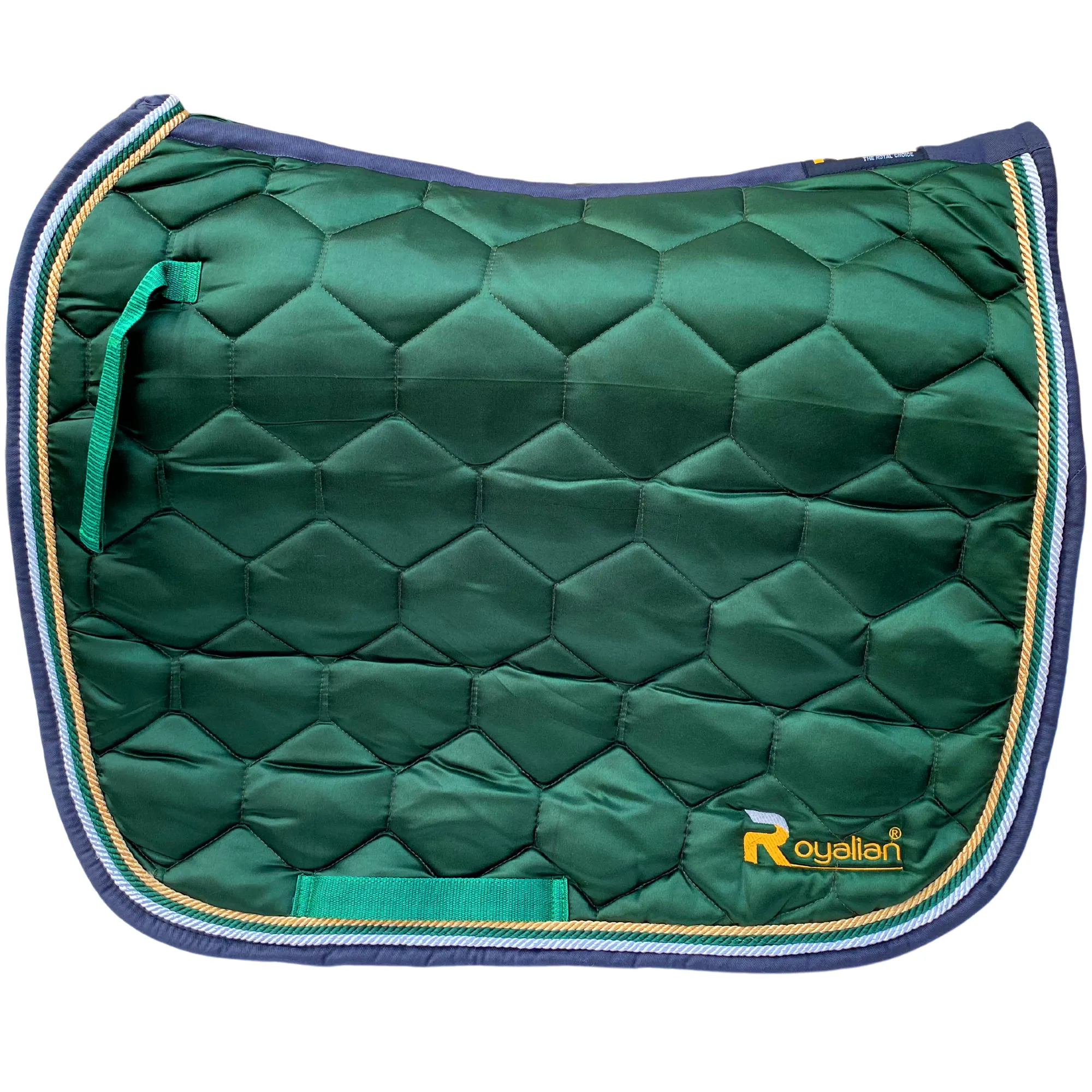 Royalian Horse Non-Slip Satin Hexagone Style Dressage Saddle Pad
