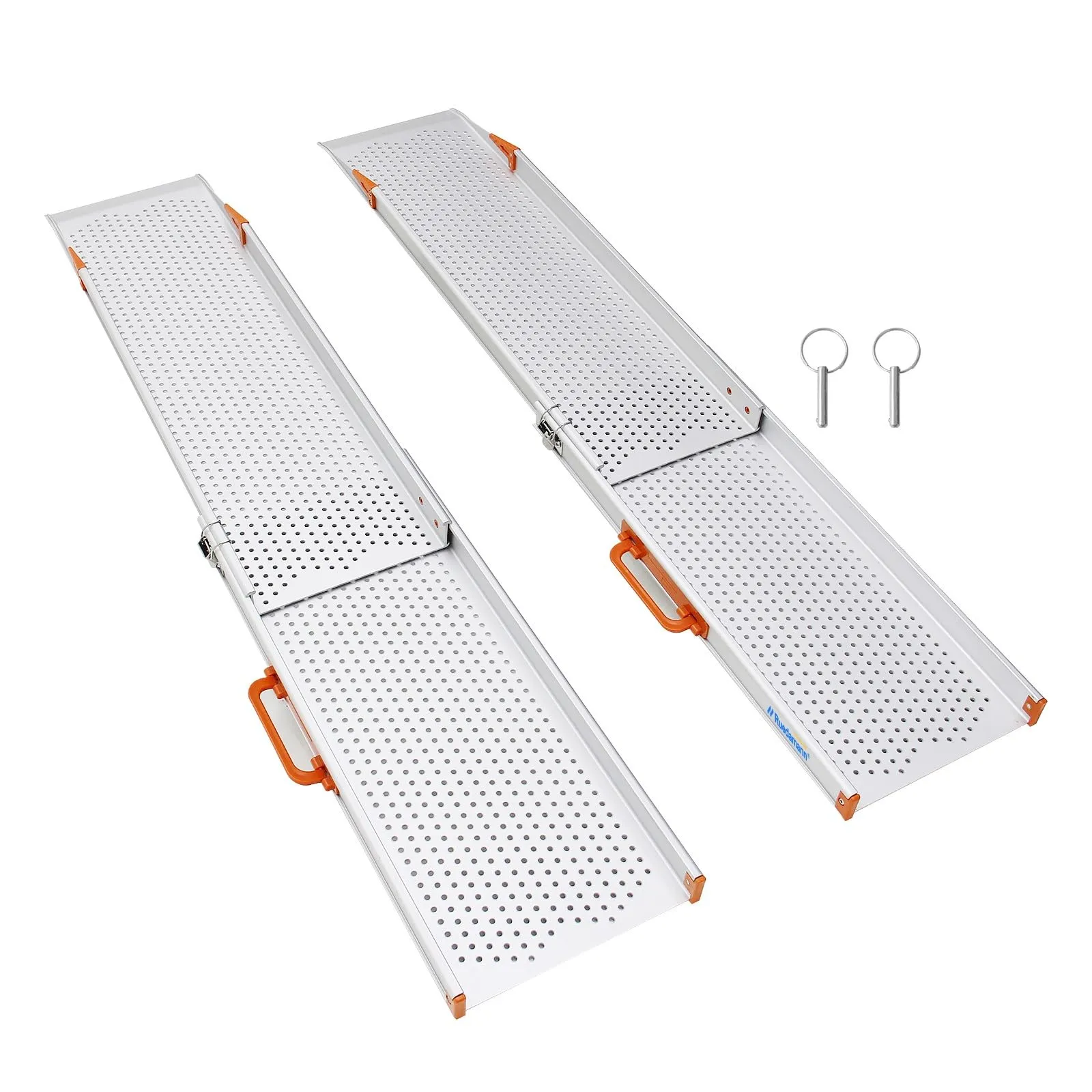 Ruedamann® 11.4" W Aluminum Wheelchair Ramp Wider Design 1 set