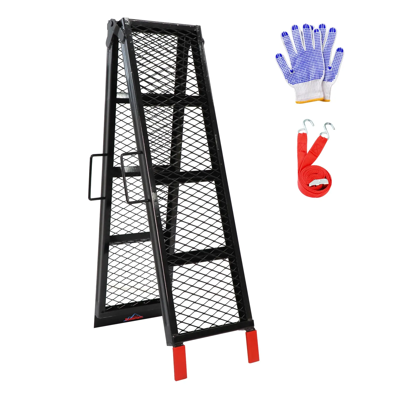 Ruedamann® 80"L Steel Loading Ramp Floding Pack of 1
