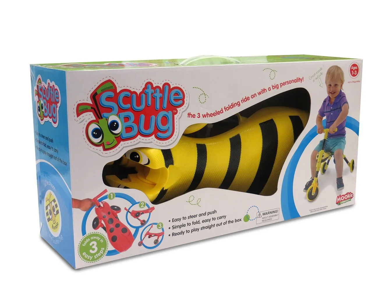 Scuttlebug Bumble Foldable Ride On Trike