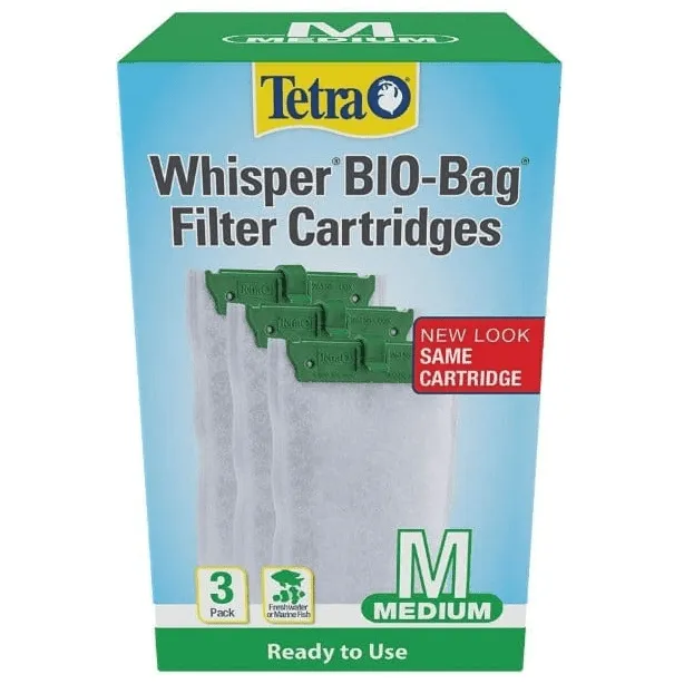 Tetra Whisper Bio-Bag Filter Cartridges; Medium