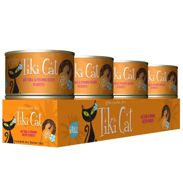 Tiki Cat Grill Ahi Tuna & Prawn Recipe Canned Cat Food