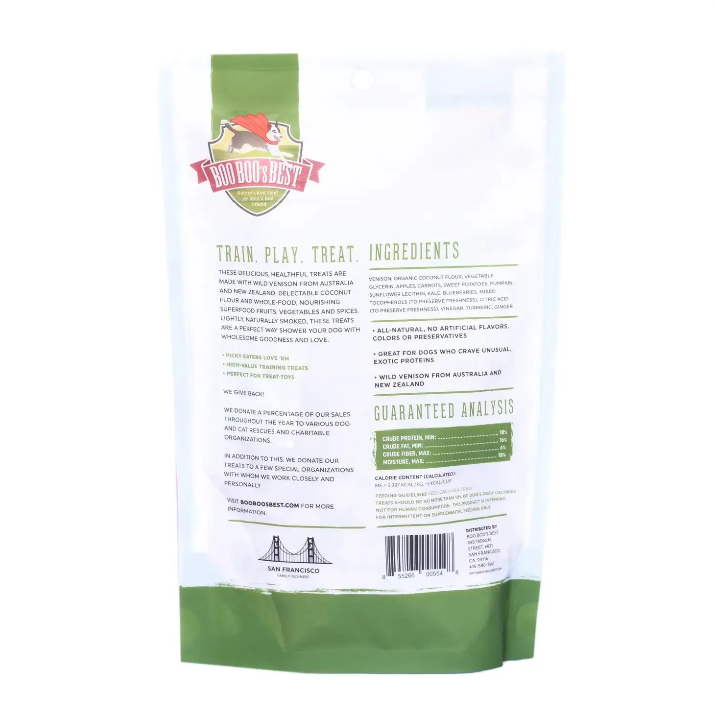 Venison Superfood Exotic Dog Treats