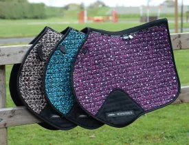 WeatherBeeta Prime Leopard Jump Shaped Saddle Pad