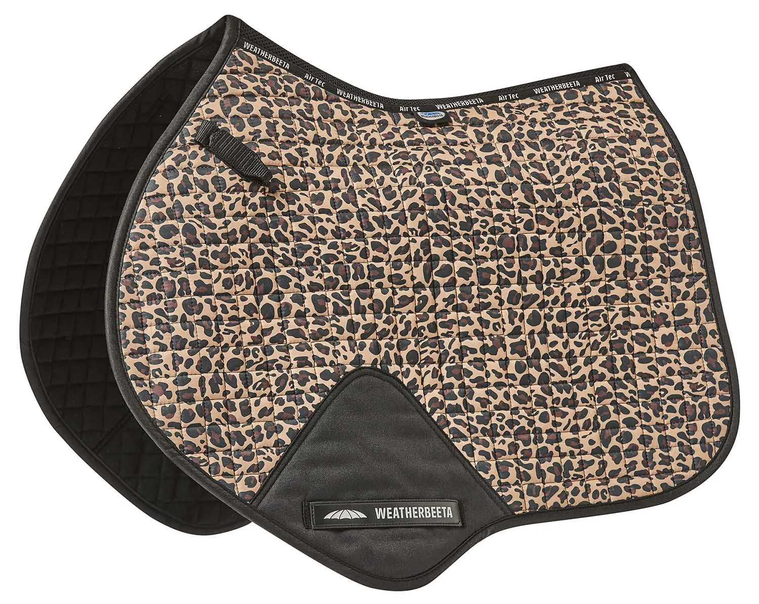 WeatherBeeta Prime Leopard Jump Shaped Saddle Pad