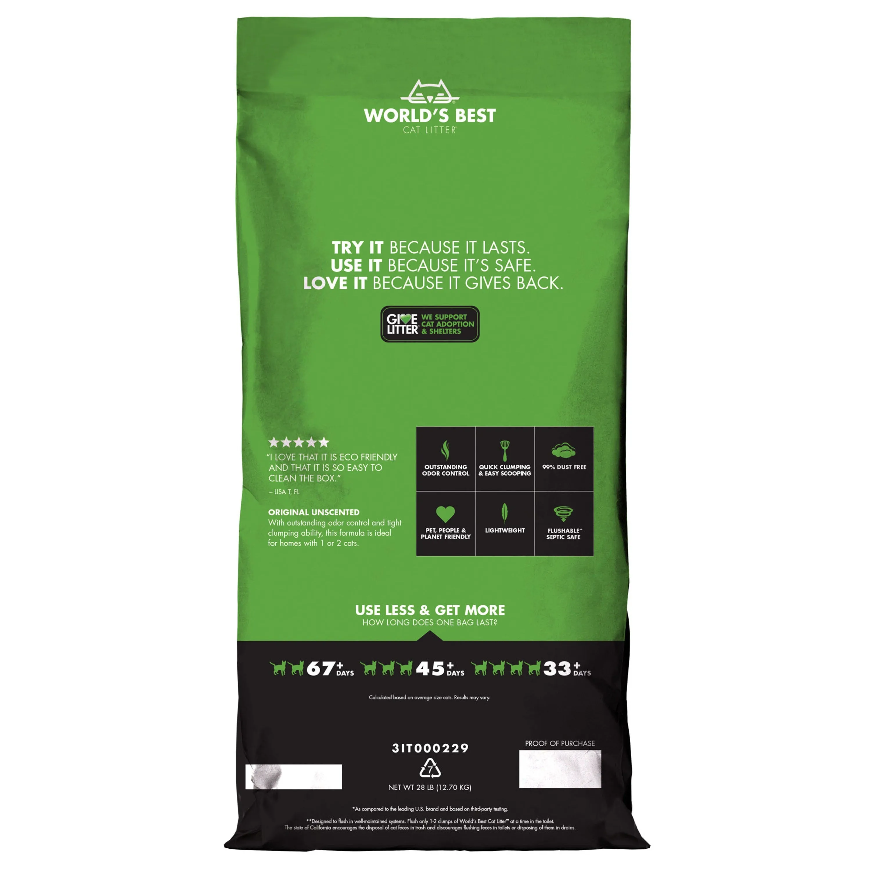 World’s Best Cat Litter Original (3 sizes)