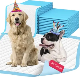 XL Thicker Dog Pads 30"x26" 60 Count, Extra Large Pet Training Pads, Leak-Proof & Super Absorbent Dog Pee Pads, Disposable Quick Dry Potty Pads Puppy Training Pads for Dogs Cats Pets