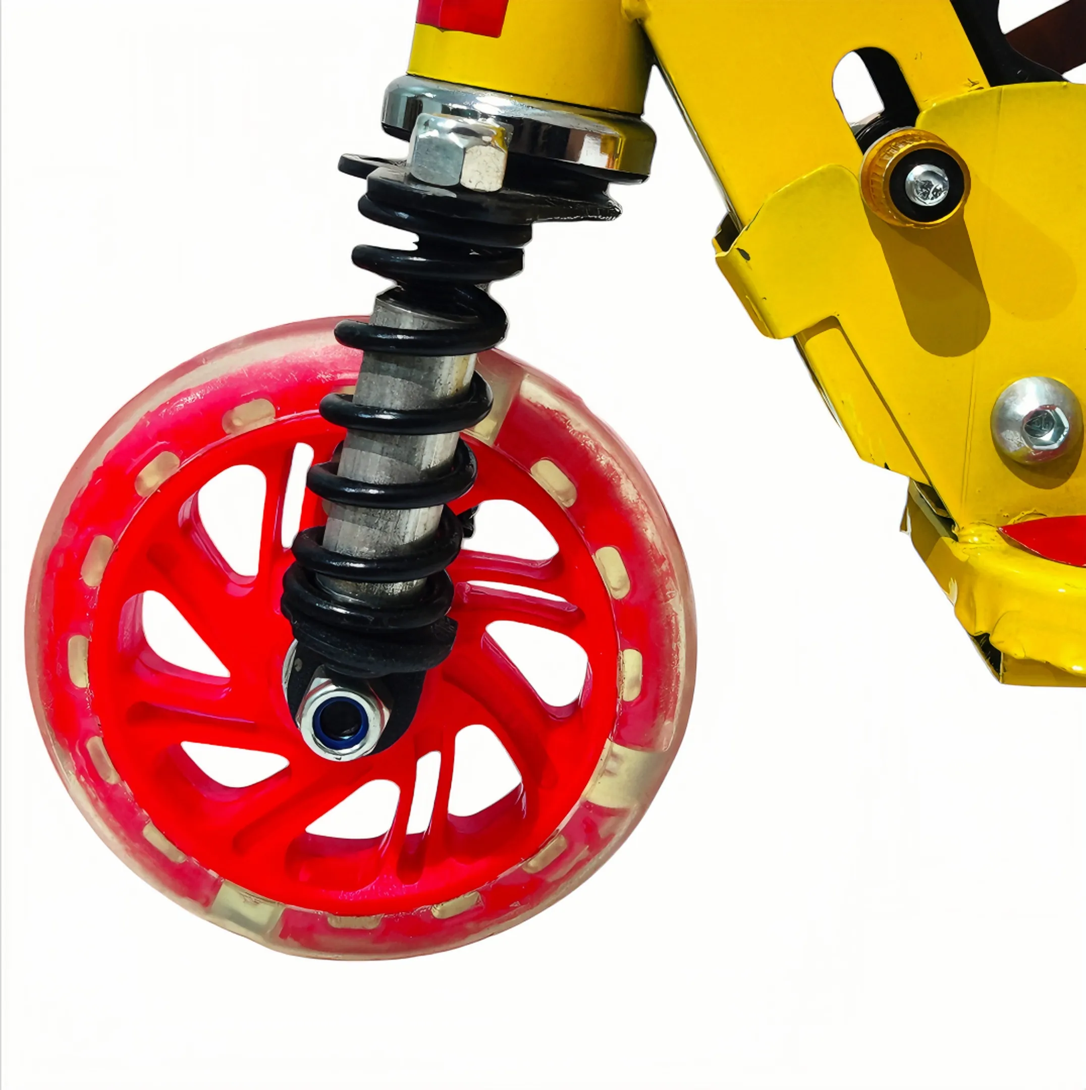 Yellow Adjustable 3 Wheel Foot Kick Scooter For Children Boys & Girls (3-8 Years) BCP1060A