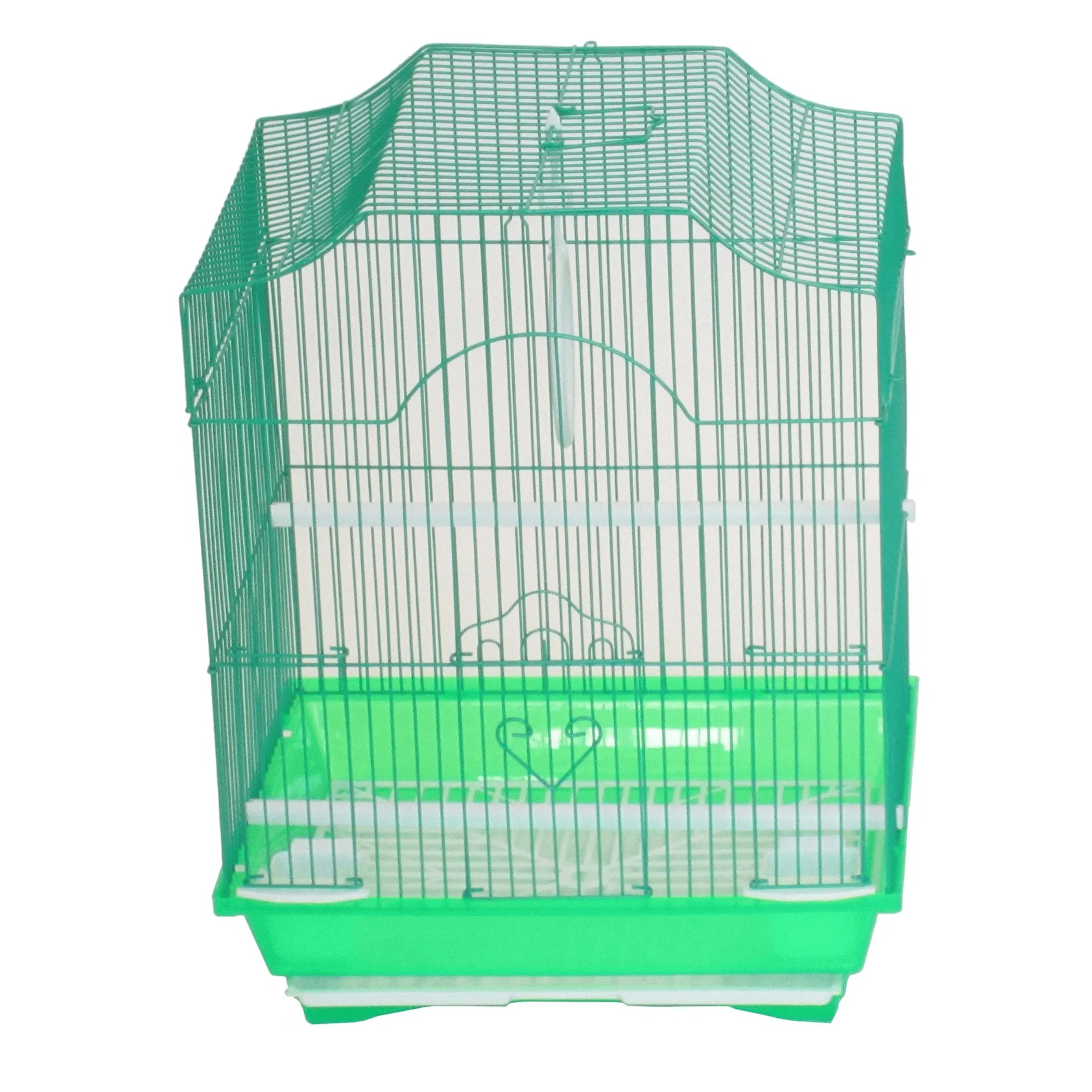YML Cornerless Flat Top Bird Cage with Accessories and Easy Clean Design