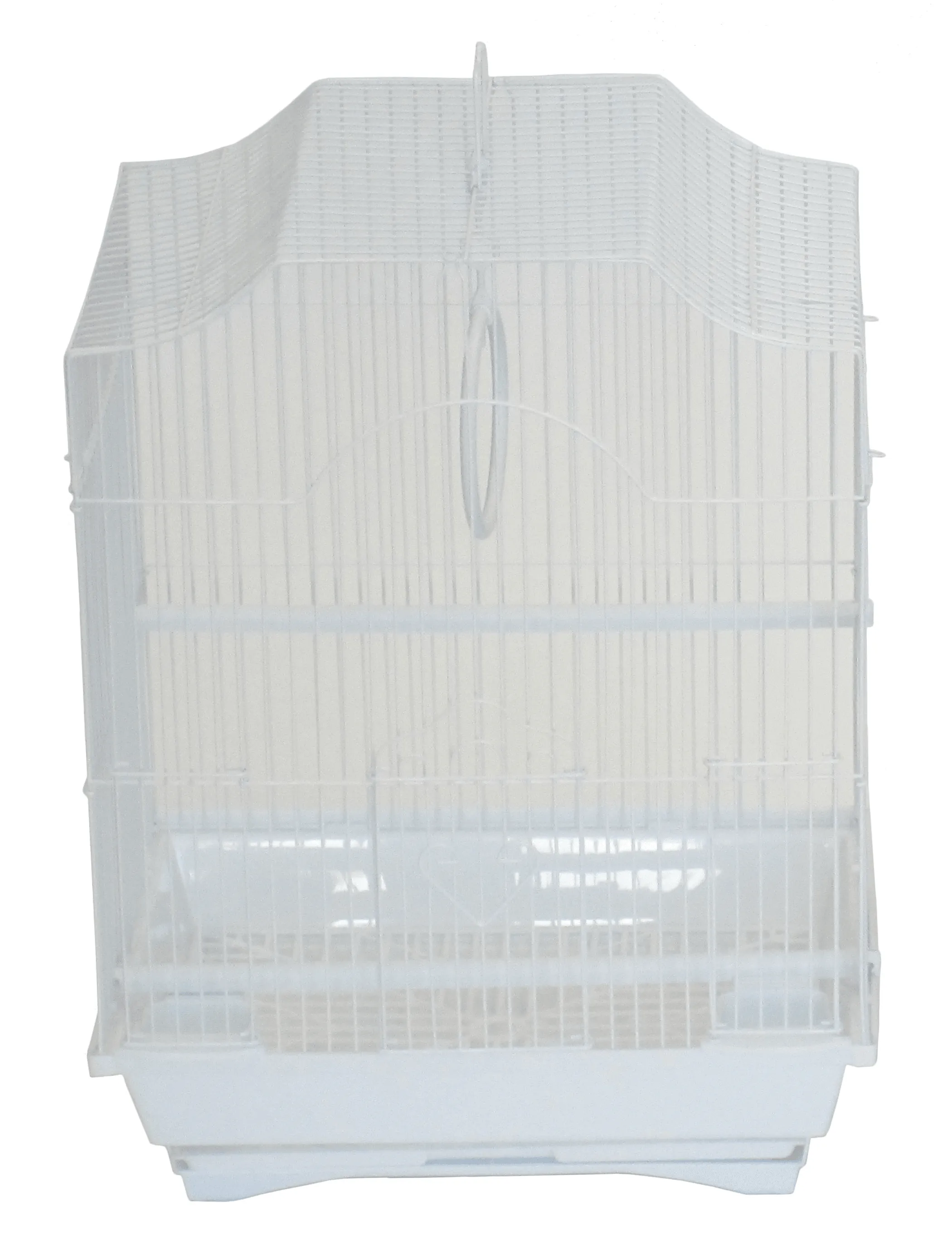 YML Cornerless Flat Top Bird Cage with Accessories and Easy Clean Design
