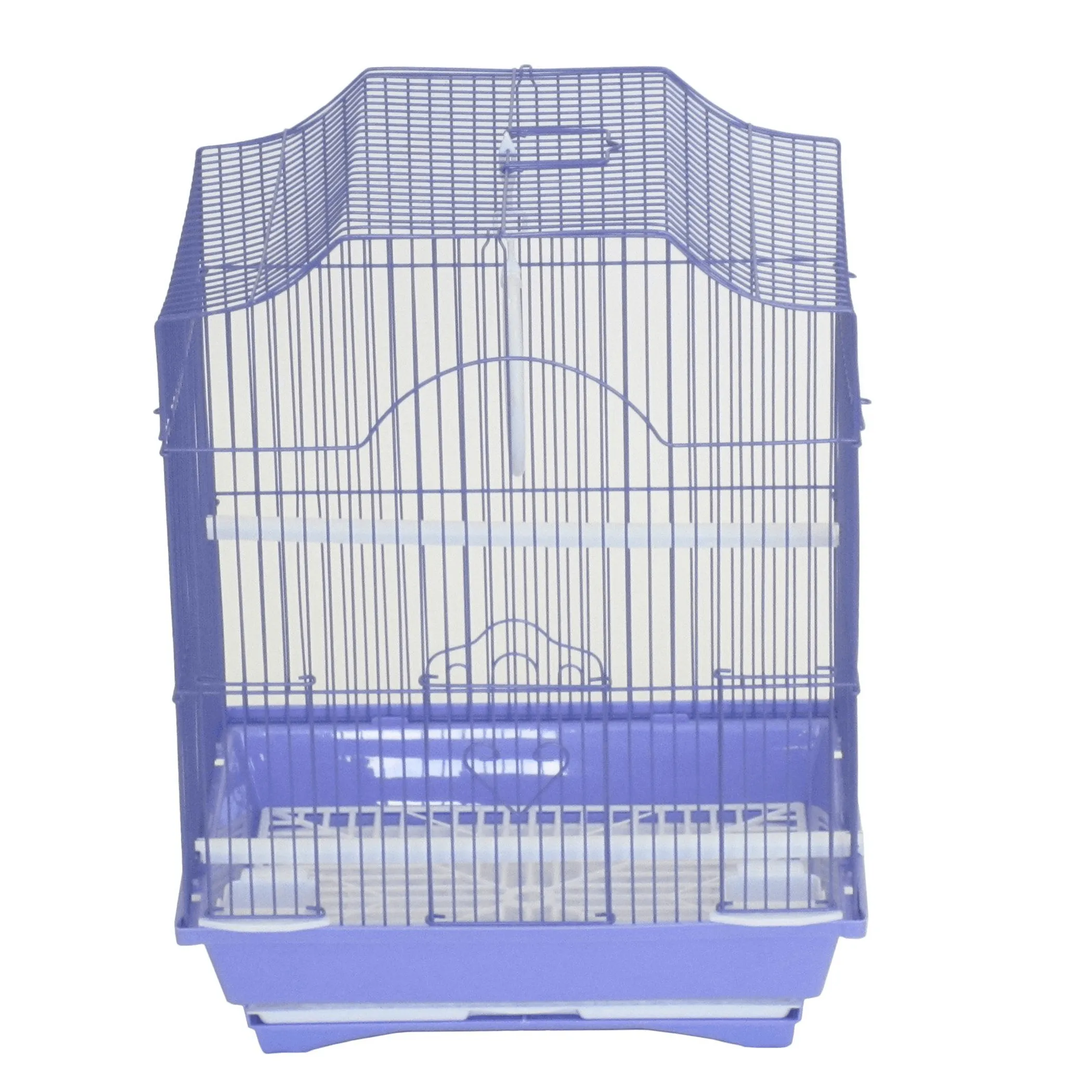 YML Cornerless Flat Top Bird Cage with Accessories and Easy Clean Design