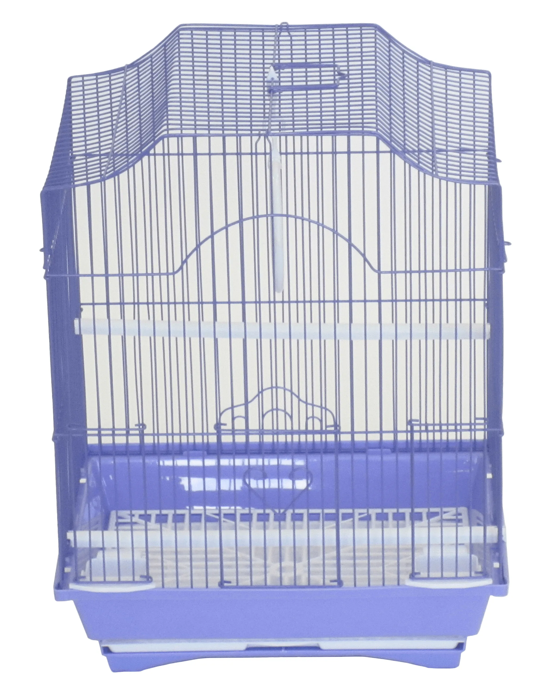 YML Cornerless Flat Top Bird Cage with Accessories and Easy Clean Design