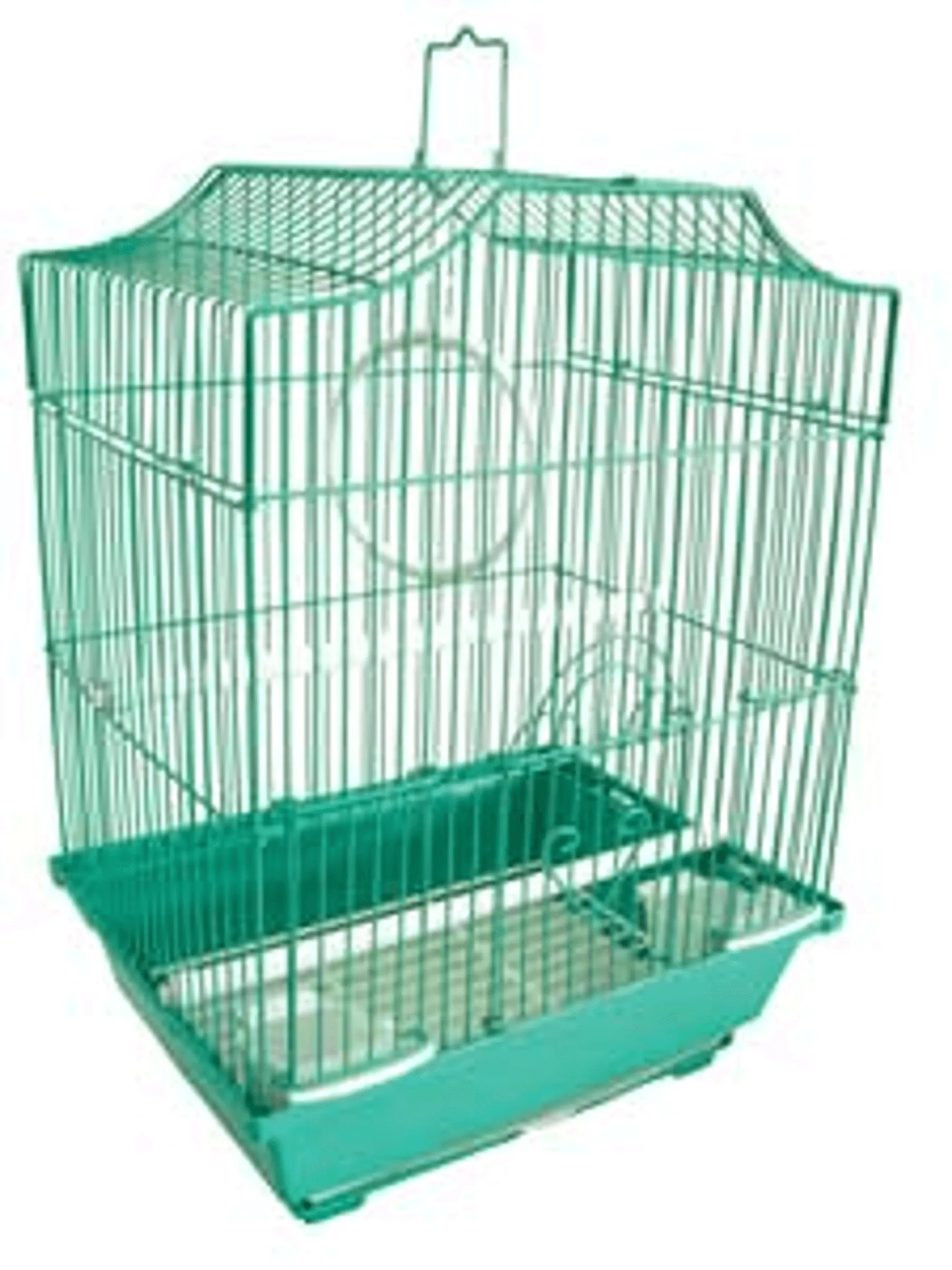 YML Cornerless Flat Top Bird Cage with Accessories and Easy Clean Design