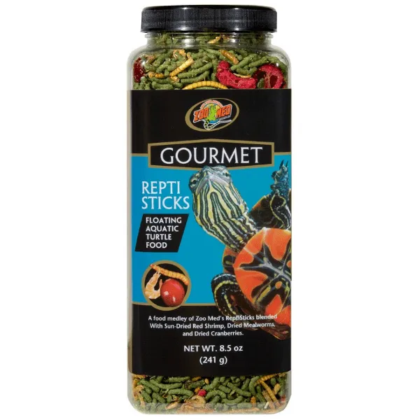 Zoo Med Gourmet ReptiSticks Aquatic Turtle Food